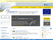 Tablet Screenshot of interreg4c.eu